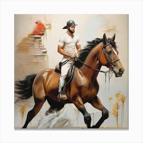 'Horse Riding' Canvas Print
