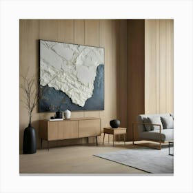 Modern Living Room 75 Canvas Print