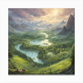 Lord Of The Rings Canvas Print