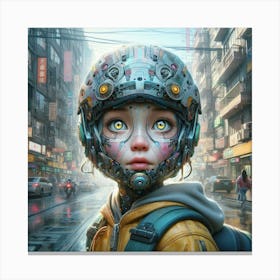 Robot Girl 29 Canvas Print