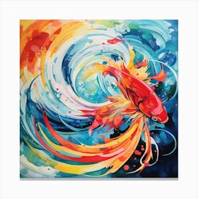 Koi Fish Canvas Print