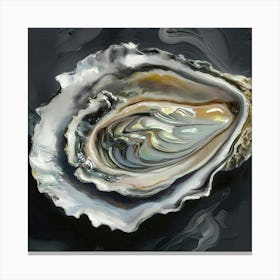 Open Oyster Canvas Print