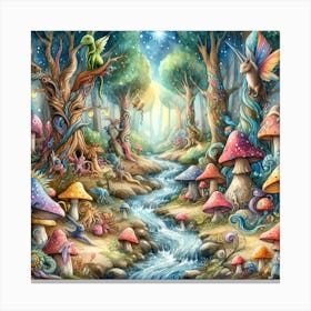 Fairy Forest 4 Canvas Print
