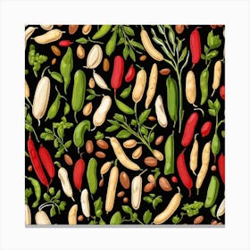 Legumes As A Logo (83) Canvas Print