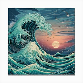 Great Wave Off Kanagawa Canvas Print