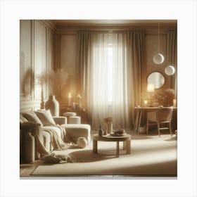 Living Room 3 Canvas Print