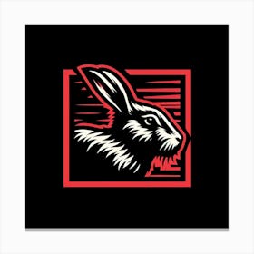 Hare Logo Canvas Print