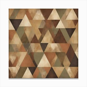 Abstract Triangles 14 Canvas Print