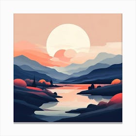 Landscape Painting 3 Canvas Print