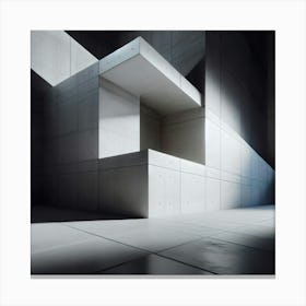 Concrete Room Canvas Print