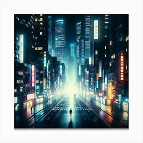 Futuristic City 13 Canvas Print