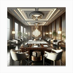 Deco Interior Design Canvas Print