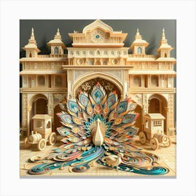 Peacock 12 Canvas Print