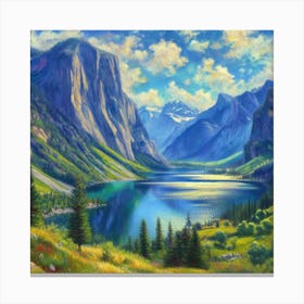 The Valley Canvas Print