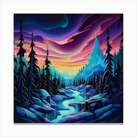 Frozen Landscape Canvas Print