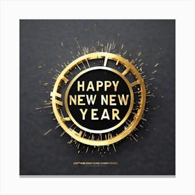 Happy New Year 102 Canvas Print