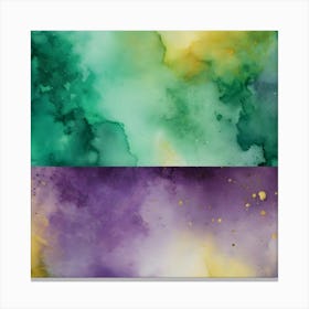 Watercolor Background - Watercolor Stock Videos & Royalty-Free Footage Canvas Print