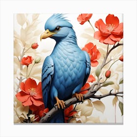 Blue Bird Canvas Print