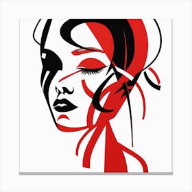 Portrait Of A Woman 34 Canvas Print