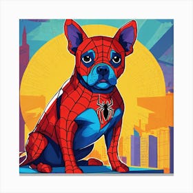 Spider-Man Dog 1 Canvas Print