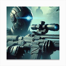 Tempest Rangers Long Range Energy Rifles Canvas Print