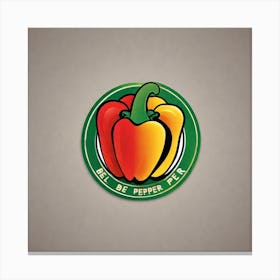 Red Pepper Logo Canvas Print