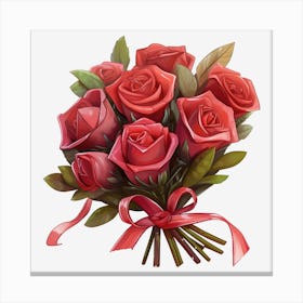 Bouquet Of Roses 3 Canvas Print