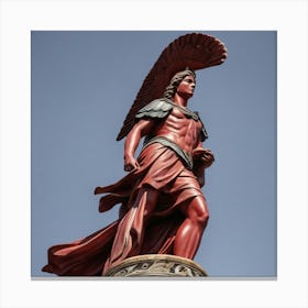 Statue Of Sparta Canvas Print