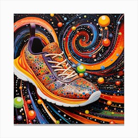 Galaxy Runner Canvas Print