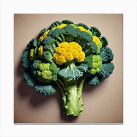 Florets Of Broccoli 30 Canvas Print