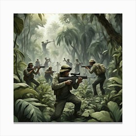 Jungle Warfare Canvas Print