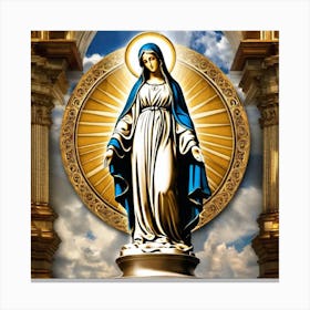 Virgin Mary 5 Canvas Print
