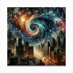 Cityscape 7 Canvas Print