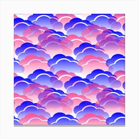 Pink Clouds Canvas Print