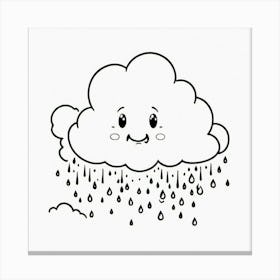 Rain Cloud Canvas Print