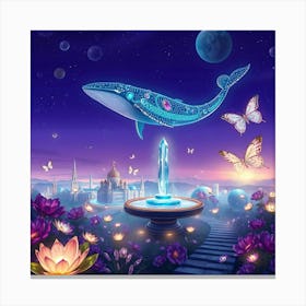 whale Canvas Print