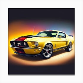 Mustang Looker Canvas Print