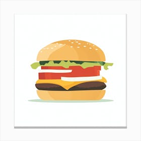 Hamburger 3 Canvas Print