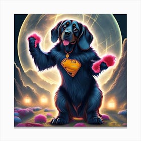 Super Dog Canvas Print