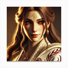 Priestess Kaida 2 1 Canvas Print