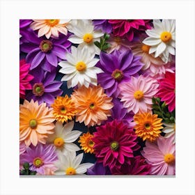 Flowers Stock Videos & Royalty-Free Footage 1 Canvas Print