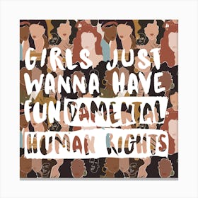 Fundamental Rights Art Print Canvas Print