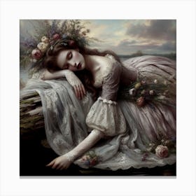 Sleeping beauty Canvas Print