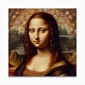Mona Lisa Painting Canvas Print
