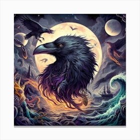 Raven 1 Canvas Print