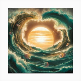 Heart Of The Ocean Canvas Print