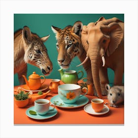 Tea Party Canvas Print