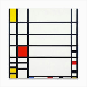 Piet Mondrian S Trafalgar Square (1939–1943) Canvas Print