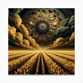 Field Of Gold Canvas Print