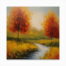 Autumn Creek Canvas Print